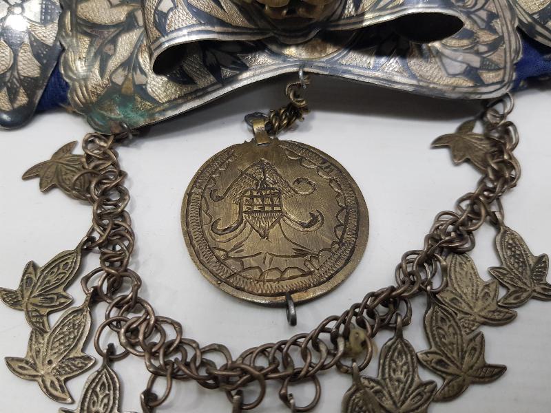 OSMANLI DÖNEMİ KULA İŞİ SAVATLI GÜMÜŞ GELİN KEMERİ