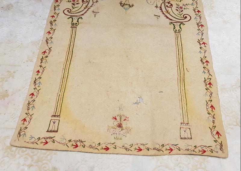 OSMANLI DÖNEMİ TEKKE İŞİ AY YILDIZLI SECCADE