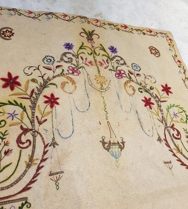 OSMANLI DÖNEMİ TEKKE İŞİ AY YILDIZLI SECCADE