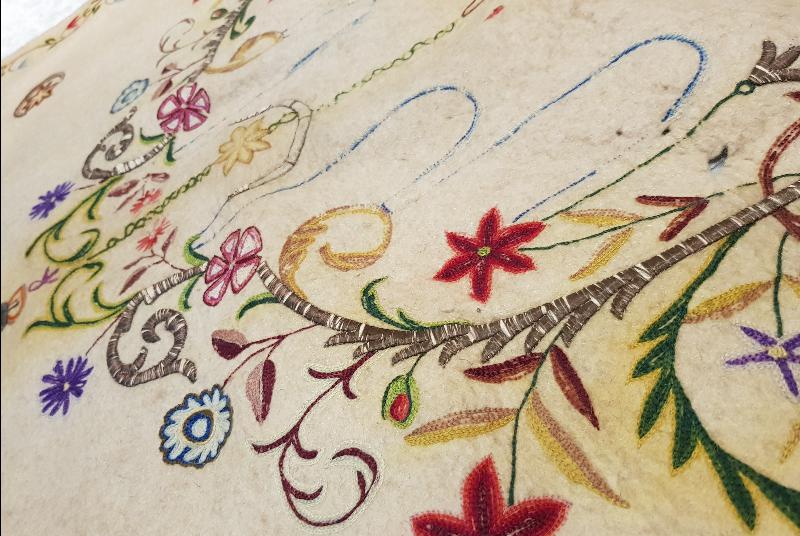 OSMANLI DÖNEMİ TEKKE İŞİ AY YILDIZLI SECCADE