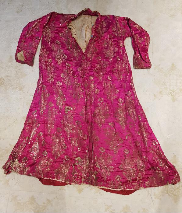 OSMANLI İPEK ELMASİYE ELBİSE 