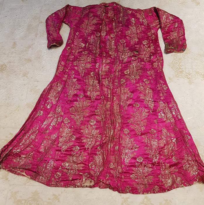 OSMANLI İPEK ELMASİYE ELBİSE 