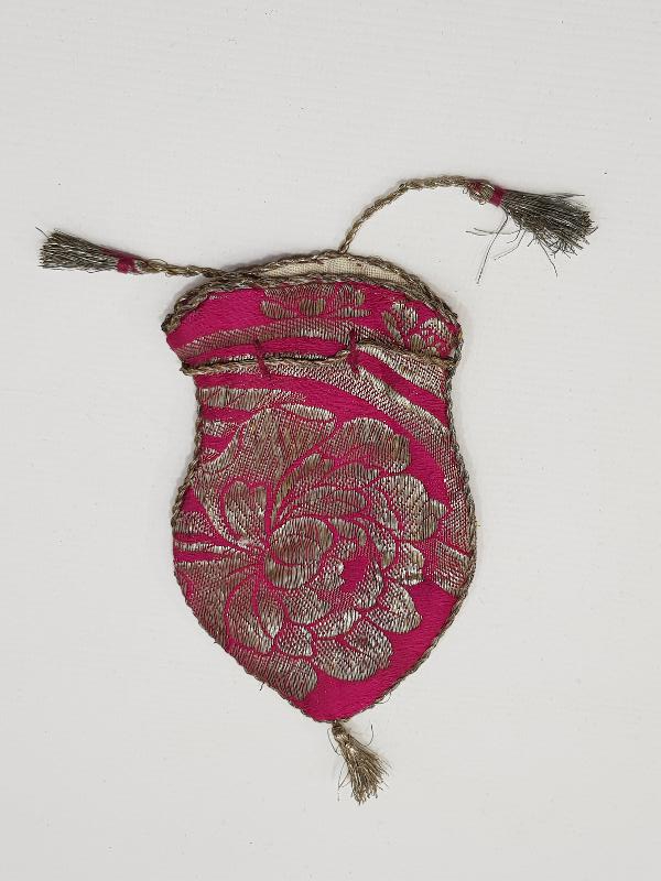 OSMANLI İPEK ELMASİYE PARA KESESİ