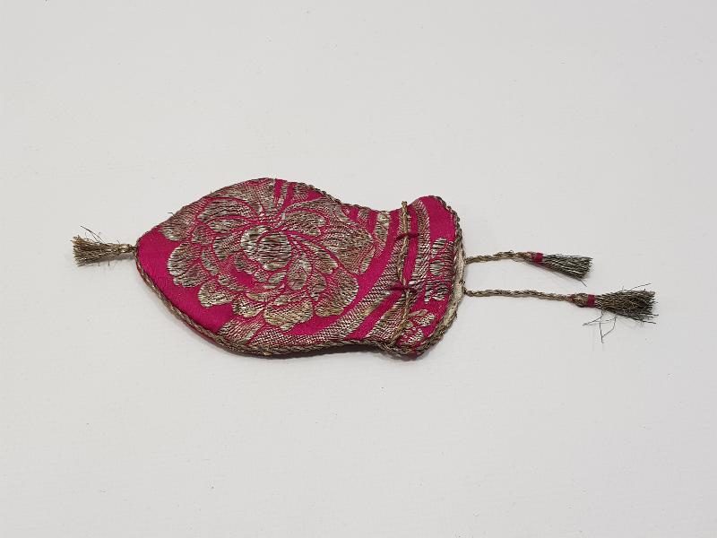 OSMANLI İPEK ELMASİYE PARA KESESİ