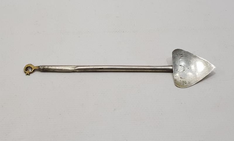 OSMANLICA DAMGALI AY YILDIZLI DONDURMA KAŞIĞI