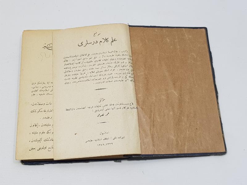 OSMANLICA KİTAP: İLMİ KELAM DERSLERİ 