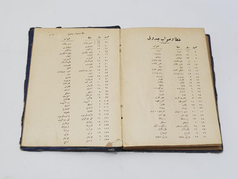 OSMANLICA KİTAP: İLMİ KELAM DERSLERİ 