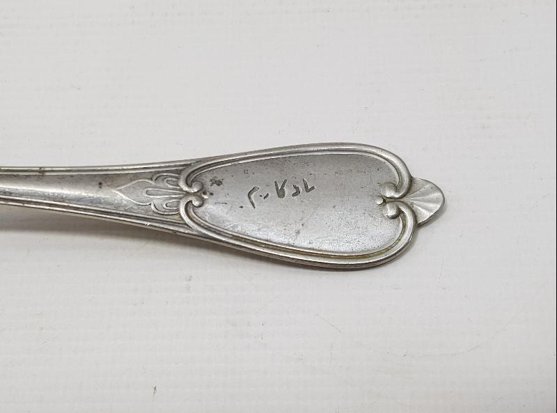 OSMANLICA YAZILI ALPAKA KAŞIK 