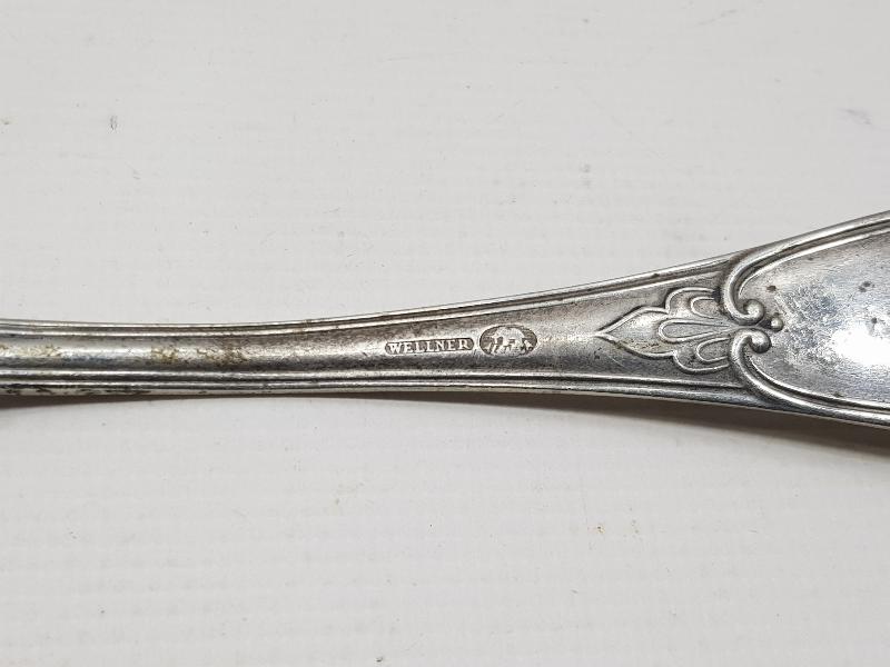 OSMANLICA YAZILI ALPAKA KAŞIK 