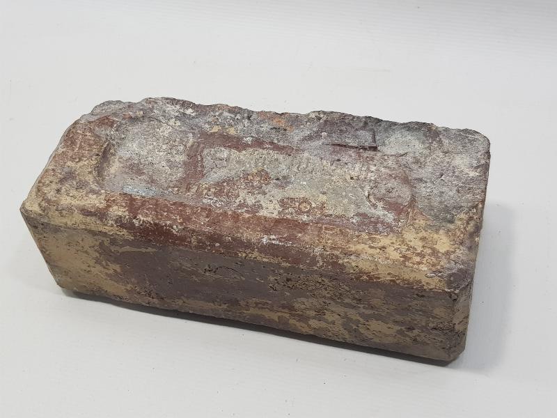 ÜZERİ OSMANLICA VE FRANSIZCA YAZILI ÇOK NADİR TUĞLA