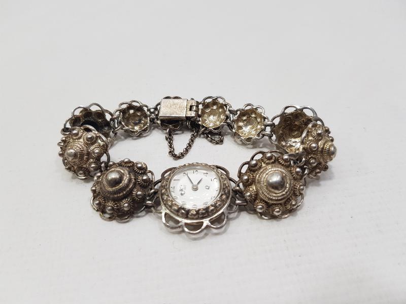 1930'LARDAN ORJİNAL CALVIN KLEIN GÜMÜŞ KOL SAATİ