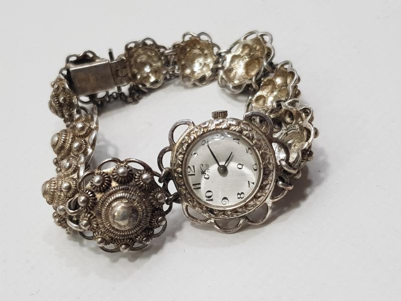 1930'LARDAN ORJİNAL CALVIN KLEIN GÜMÜŞ KOL SAATİ