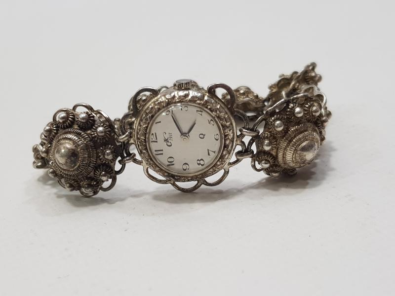 1930'LARDAN ORJİNAL CALVIN KLEIN GÜMÜŞ KOL SAATİ