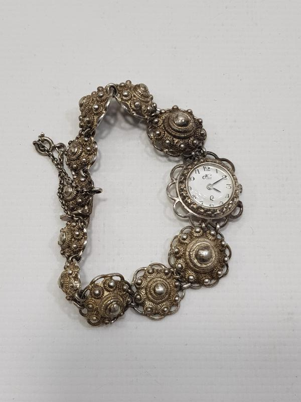 1930'LARDAN ORJİNAL CALVIN KLEIN GÜMÜŞ KOL SAATİ