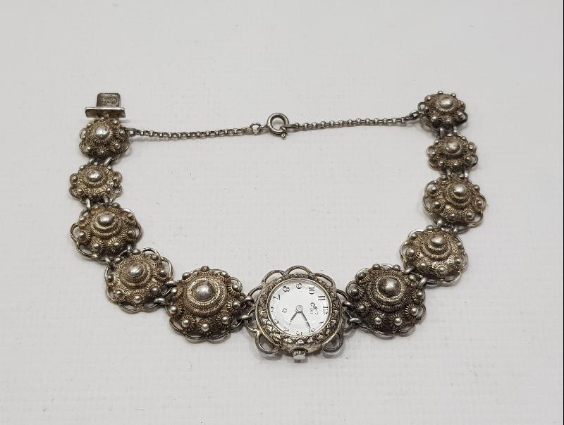 1930'LARDAN ORJİNAL CALVIN KLEIN GÜMÜŞ KOL SAATİ