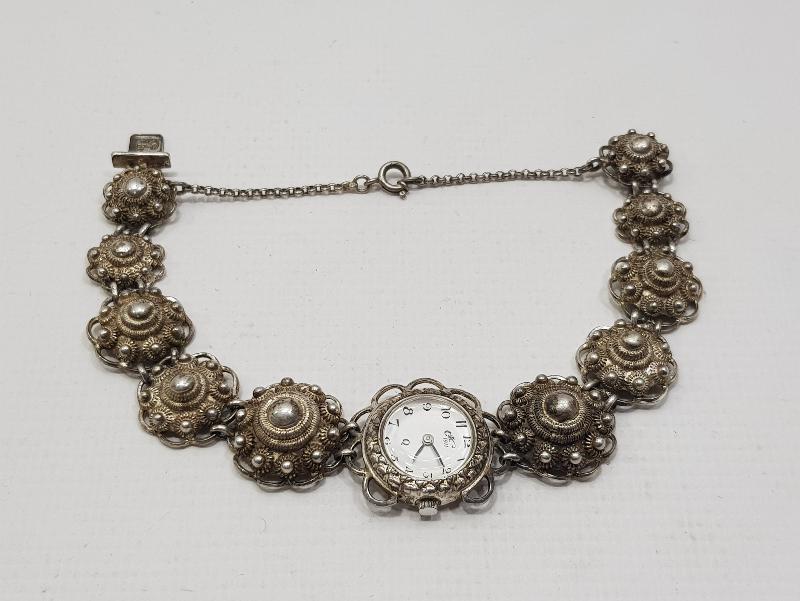 1930'LARDAN ORJİNAL CALVIN KLEIN GÜMÜŞ KOL SAATİ