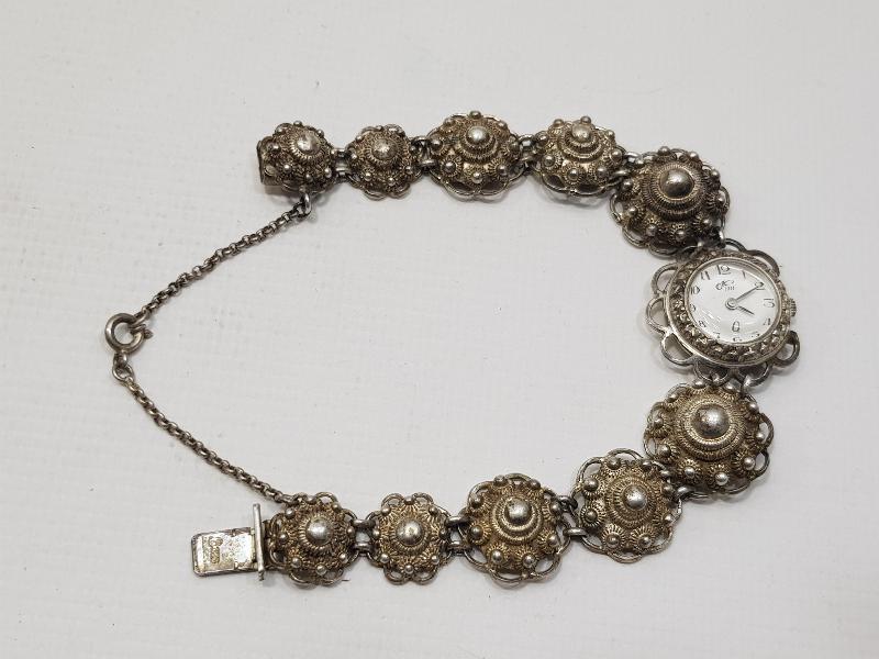 1930'LARDAN ORJİNAL CALVIN KLEIN GÜMÜŞ KOL SAATİ