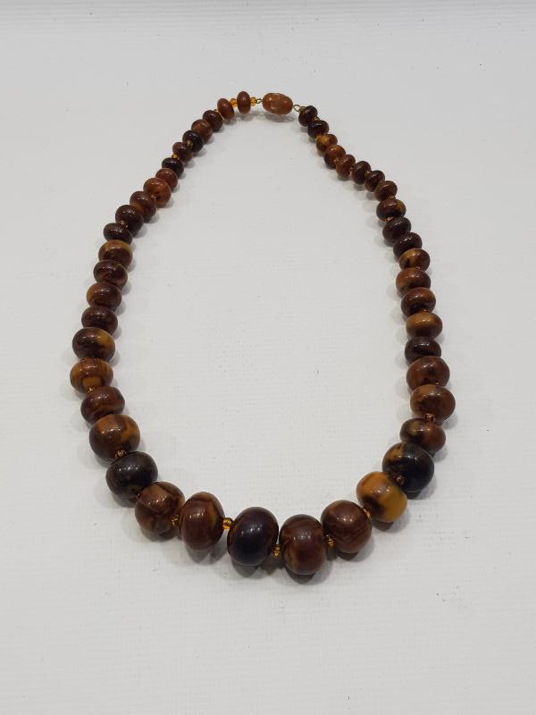 ANTİKA ÇEKOSLAVAK KATALİN KOLYE