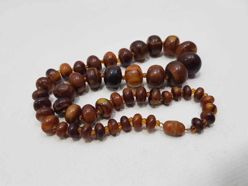 ANTİKA ÇEKOSLAVAK KATALİN KOLYE