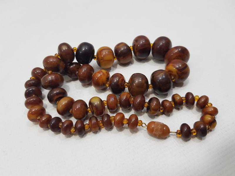 ANTİKA ÇEKOSLAVAK KATALİN KOLYE