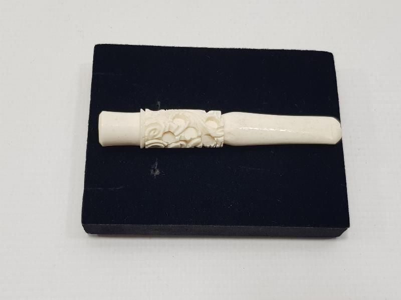 ANTİKA FİL DİŞİ AĞIZLIK 