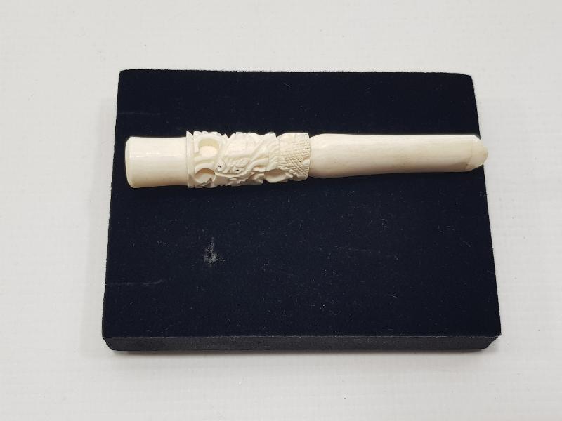 ANTİKA FİL DİŞİ AĞIZLIK 