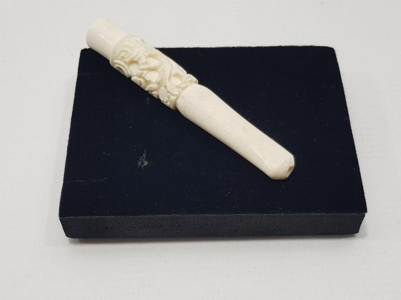 ANTİKA FİL DİŞİ AĞIZLIK 