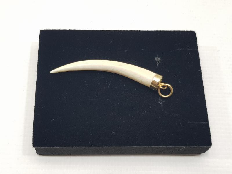 ANTİKA FİL DİŞİ KOLYE UCU