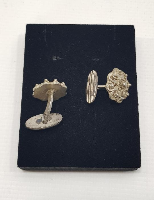 ANTİKA GÜMÜŞ KOL DÜĞMESİ