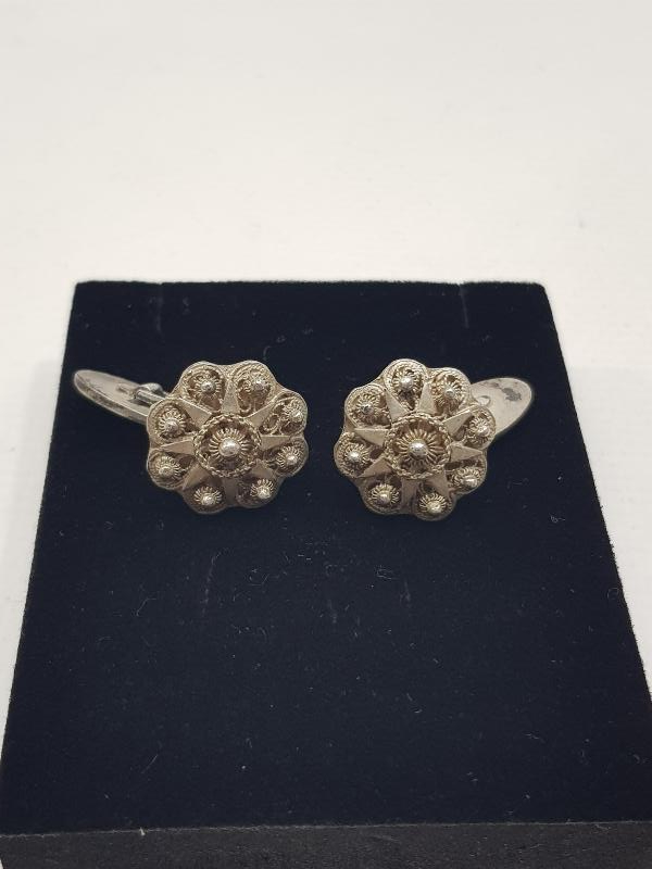 ANTİKA GÜMÜŞ KOL DÜĞMESİ