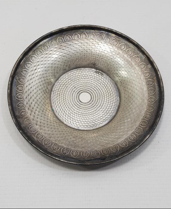 AZNAVUR İŞÇİLİKLİ ANTİKA GÜMÜŞ ÇAY TABAĞI