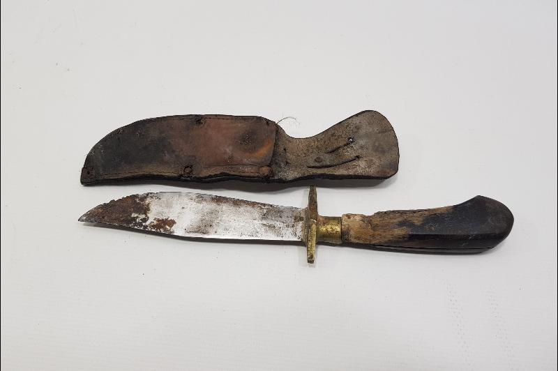 CUMHURİYET İLK DÖNEM BOYNUZ SAPLI AVCI BIÇAĞI