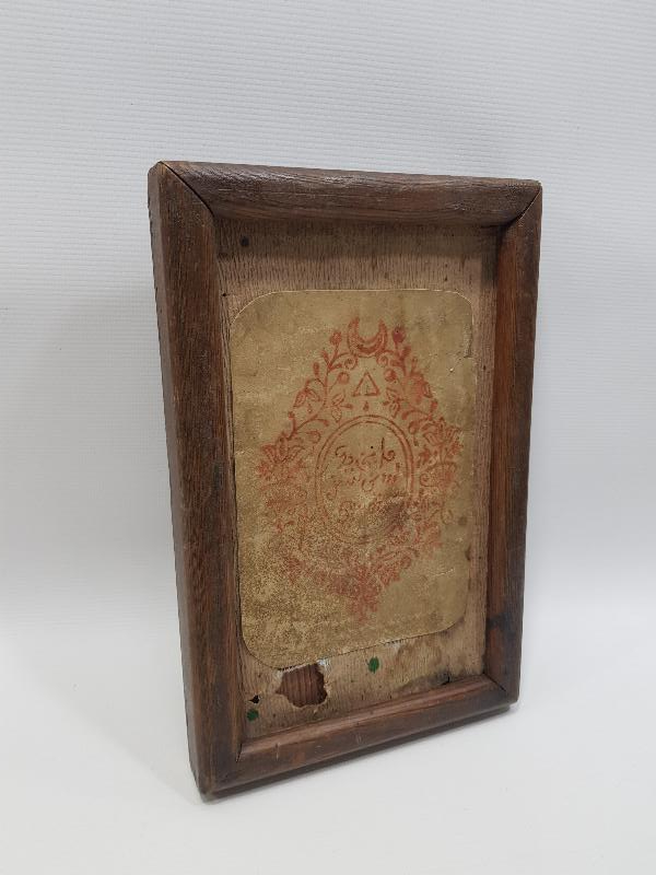 DERİ ÜZERİNE OSMANLICA EL YAZMA DUVAR PANOSU