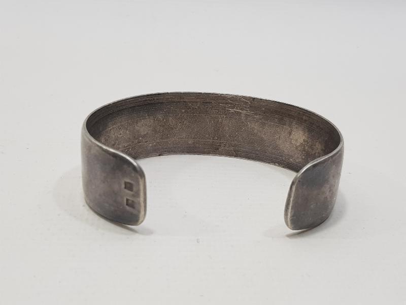 KALLAVİ BOY ANTİKA GÜMÜŞ BİLEZİK