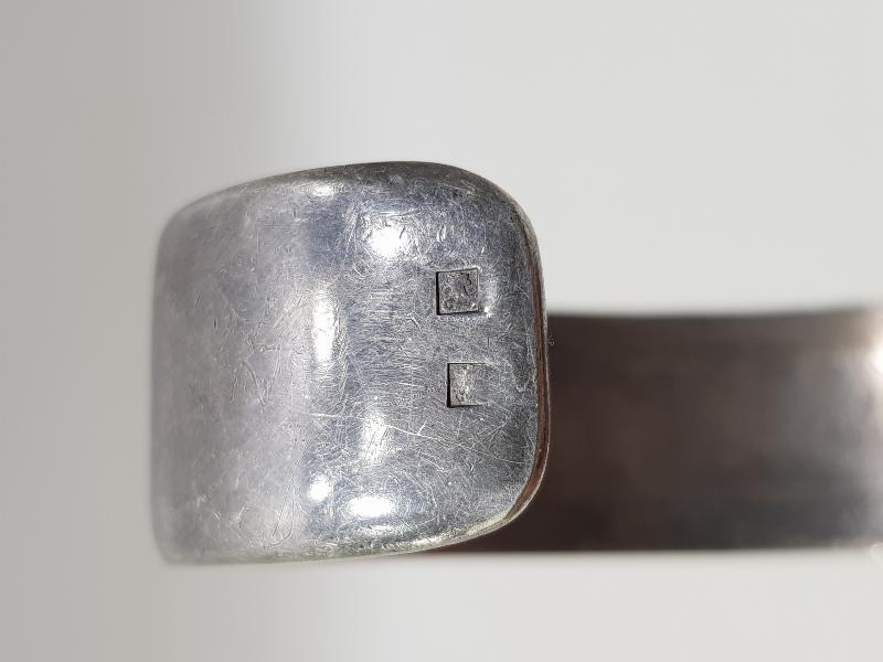 KALLAVİ BOY ANTİKA GÜMÜŞ BİLEZİK