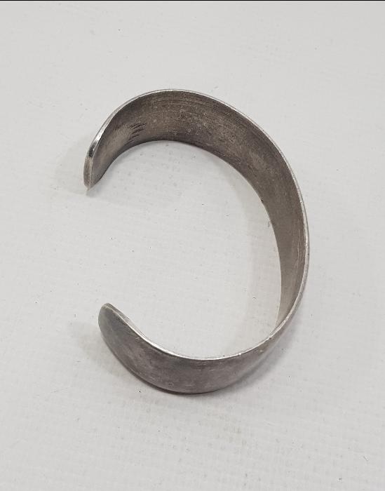 KALLAVİ BOY ANTİKA GÜMÜŞ BİLEZİK