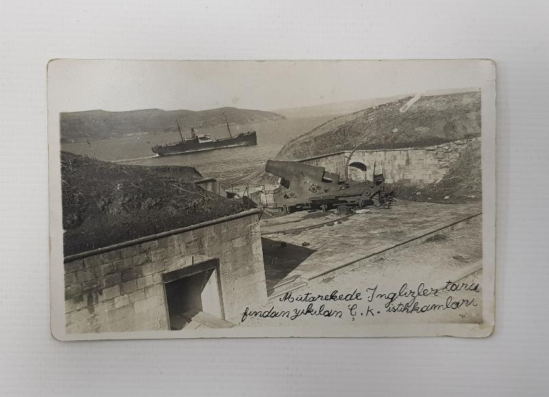 MÜTAREKEDE İNGİLİZLER TARAFINDAN YIKILAN ÇANAKKALE İSTİHKAMLARI 