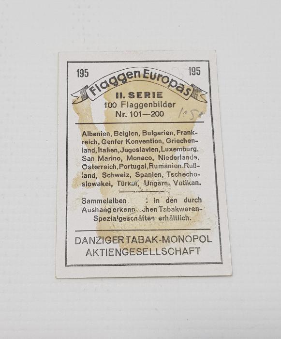 OSMANLI BAYRAKLI ÇİKOLATA KARTI