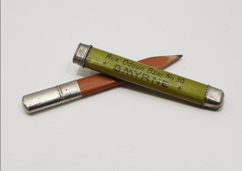 OSMANLI DÖNEMİ SMYRNE YAZILI ÇOK NADİR KURŞUN KALEM