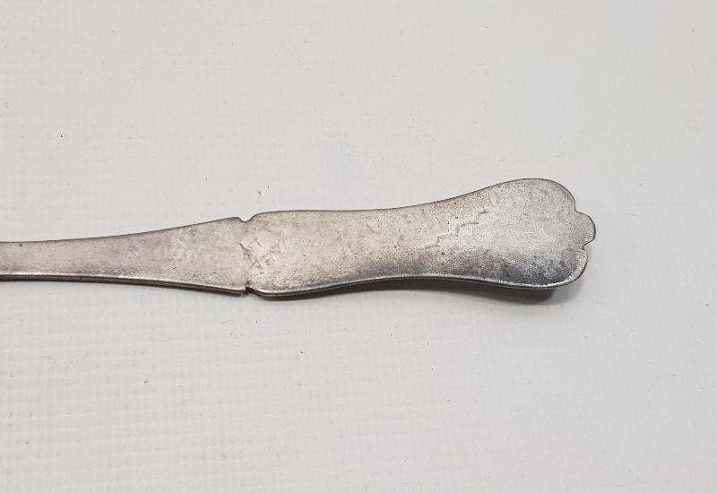 OSMANLI DÖNEMİ TUĞRALI, SAH DAMGALI VE ÇEŞNİLİ GÜMÜŞ TATLI KAŞIĞI