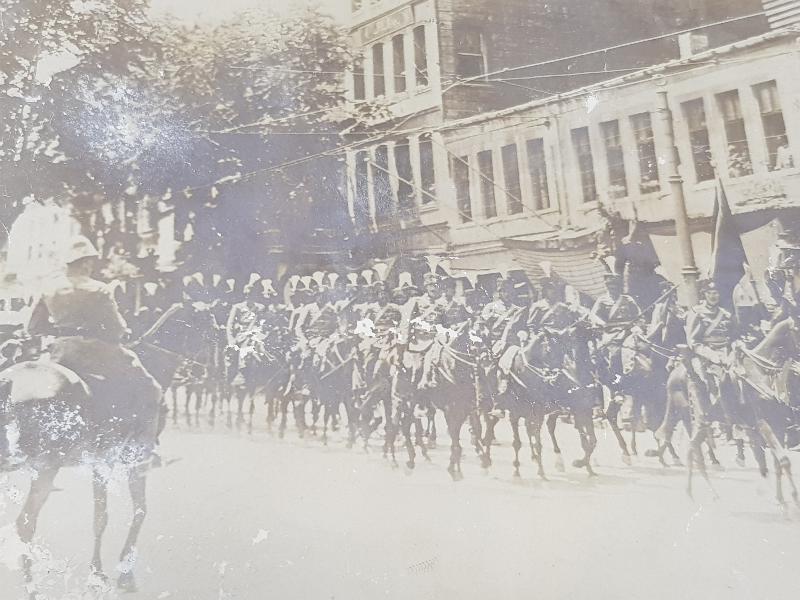 SULTAN II. ABDÜLHAMİD HAN HAZRETLERİNİN CENAZE MERASİMİ ORJİNAL FOTOĞRAF