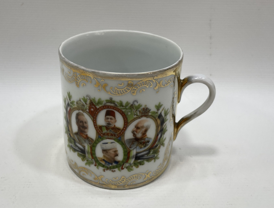 1. DÜNYA SAVAŞI DÖNEMİ ÖZEL YAPIM 4'LÜ İTTİFAK KUPA - BARDAK