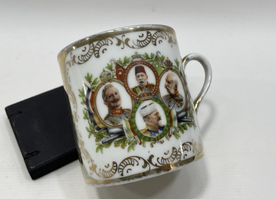 1. DÜNYA SAVAŞI DÖNEMİ ÖZEL YAPIM 4'LÜ İTTİFAK KUPA - BARDAK