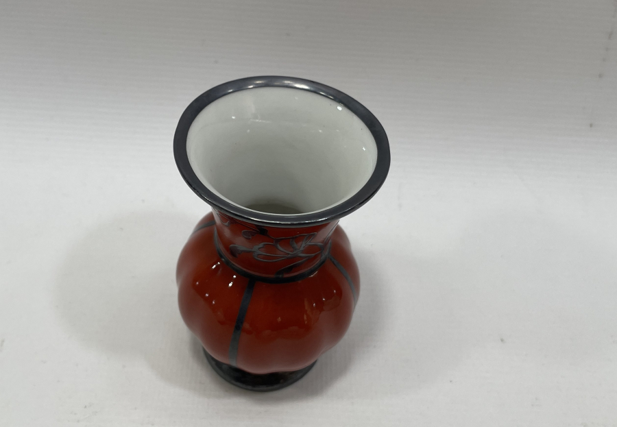 BAVARİA YAPIMI PORSELEN ÜZERİ GÜMÜŞ GEÇME ÖZEL YAPIM HOKKA