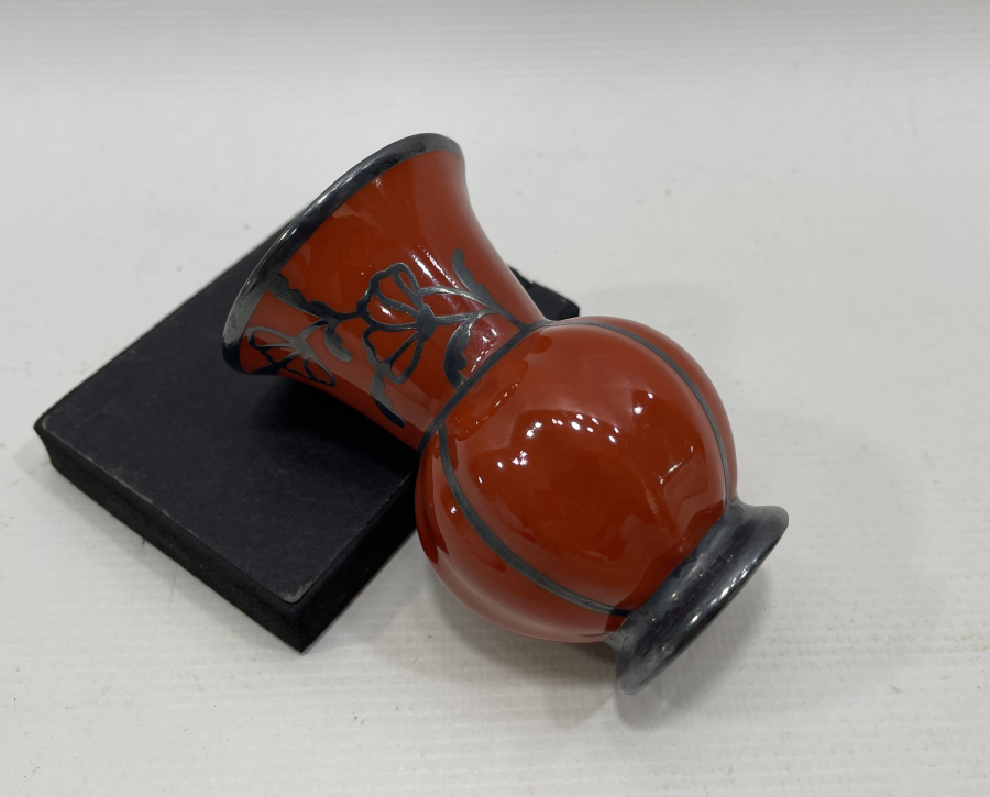 BAVARİA YAPIMI PORSELEN ÜZERİ GÜMÜŞ GEÇME ÖZEL YAPIM HOKKA