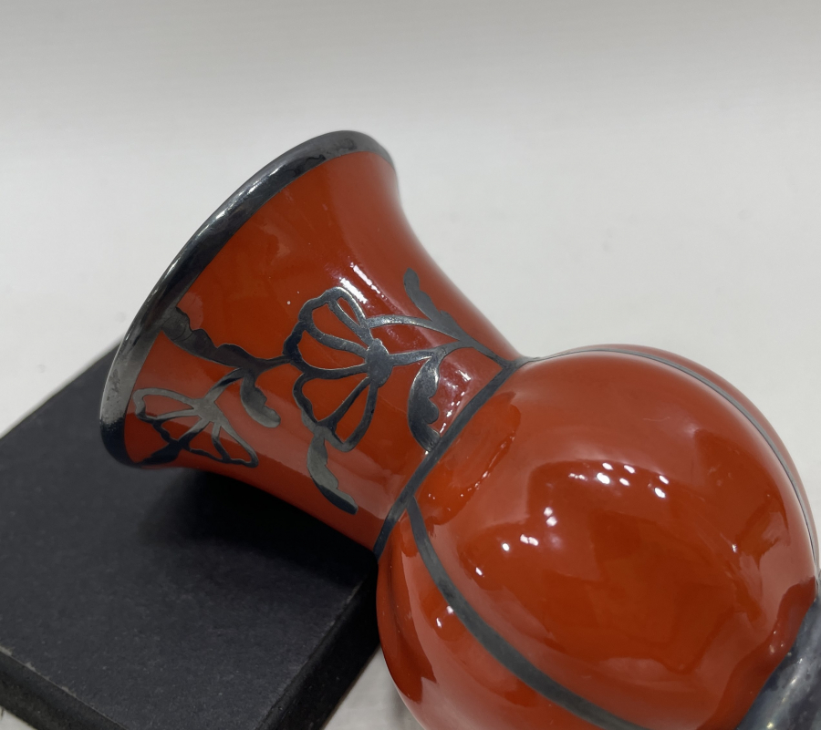 BAVARİA YAPIMI PORSELEN ÜZERİ GÜMÜŞ GEÇME ÖZEL YAPIM HOKKA