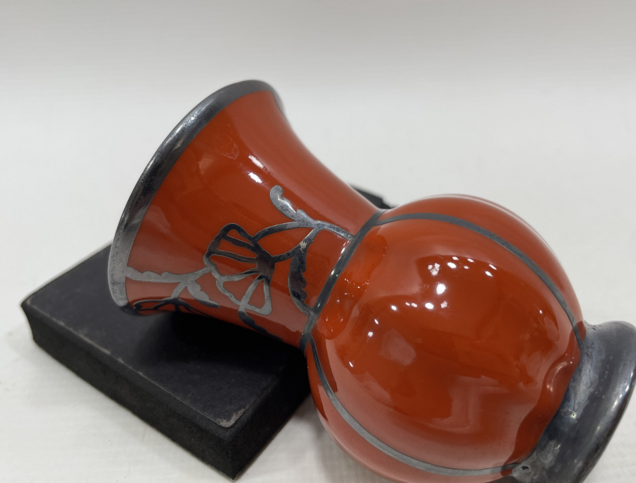 BAVARİA YAPIMI PORSELEN ÜZERİ GÜMÜŞ GEÇME ÖZEL YAPIM HOKKA