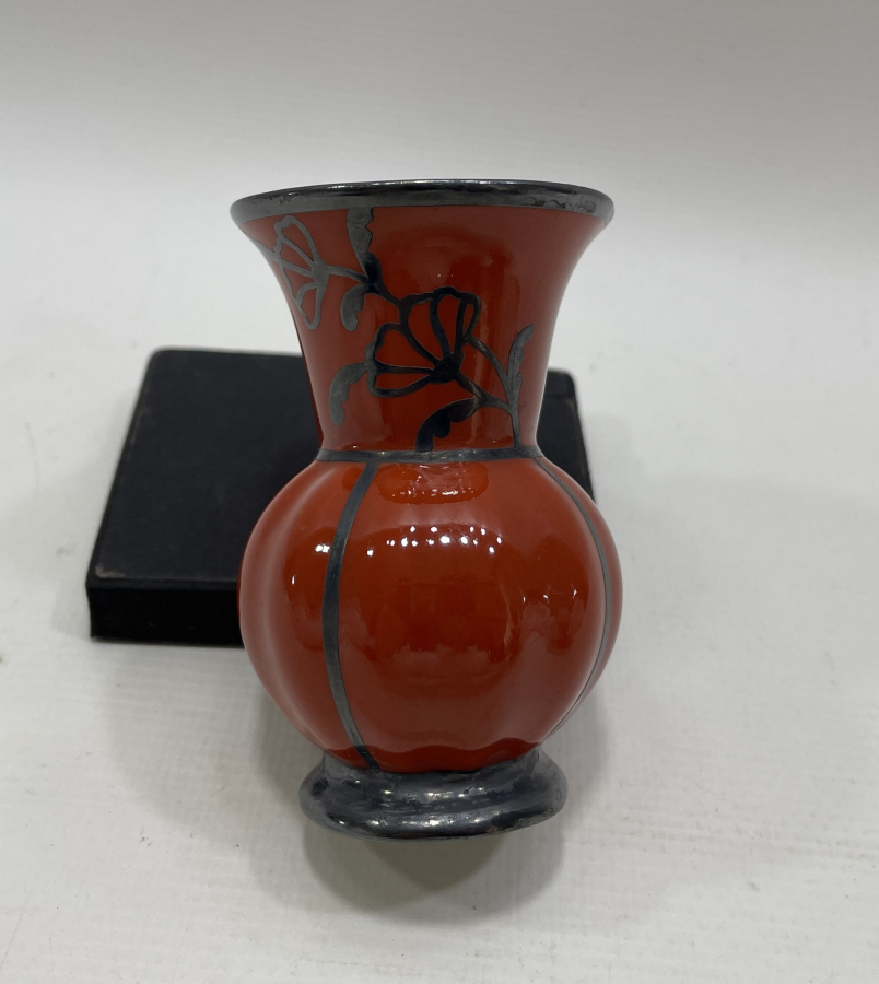 BAVARİA YAPIMI PORSELEN ÜZERİ GÜMÜŞ GEÇME ÖZEL YAPIM HOKKA