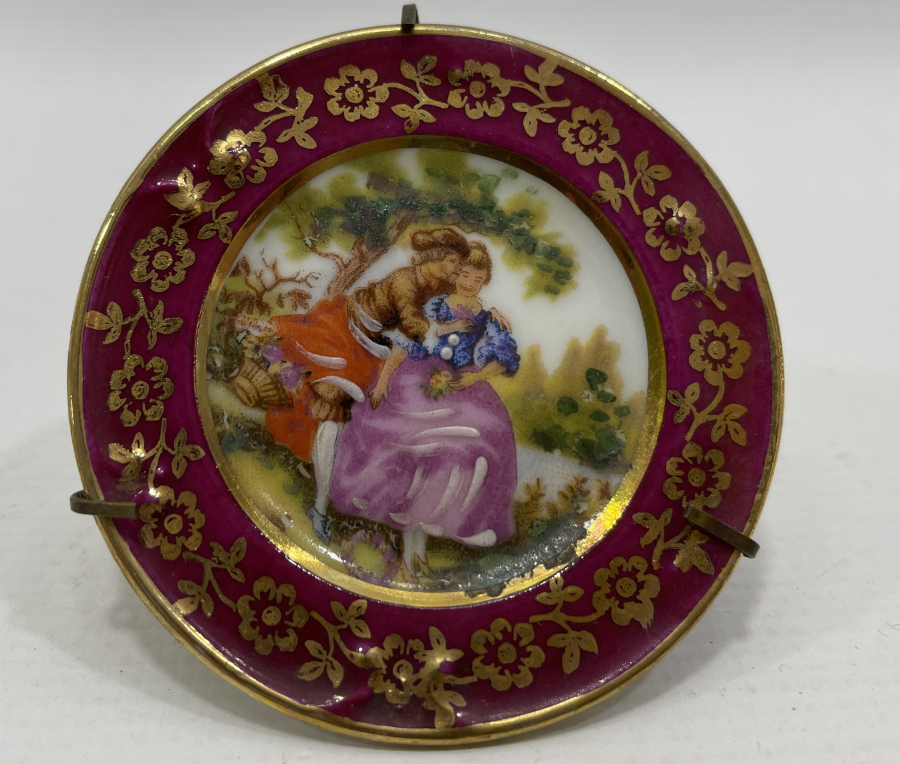 EL BOYAMA ÖZEL YAPIM LİMOGES DUVAR TABAĞI