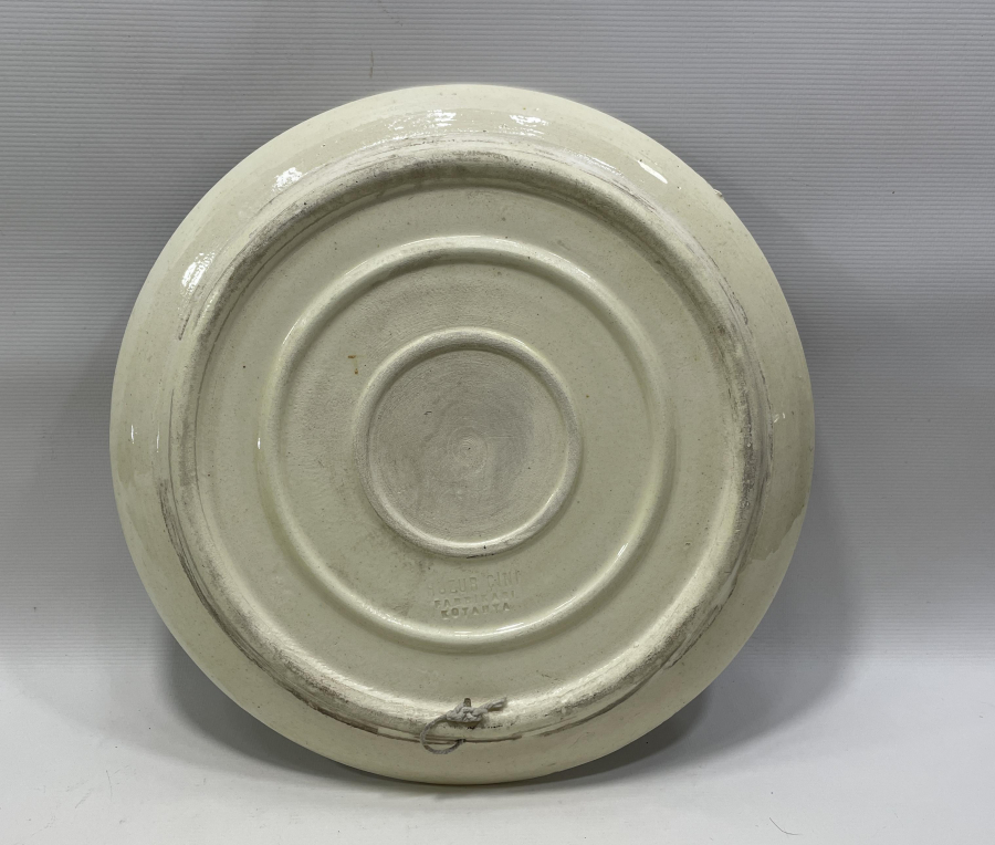 KÜTAHYA İŞİ EL BOYAMA BÜYÜK BOY DUVAR TABAĞI